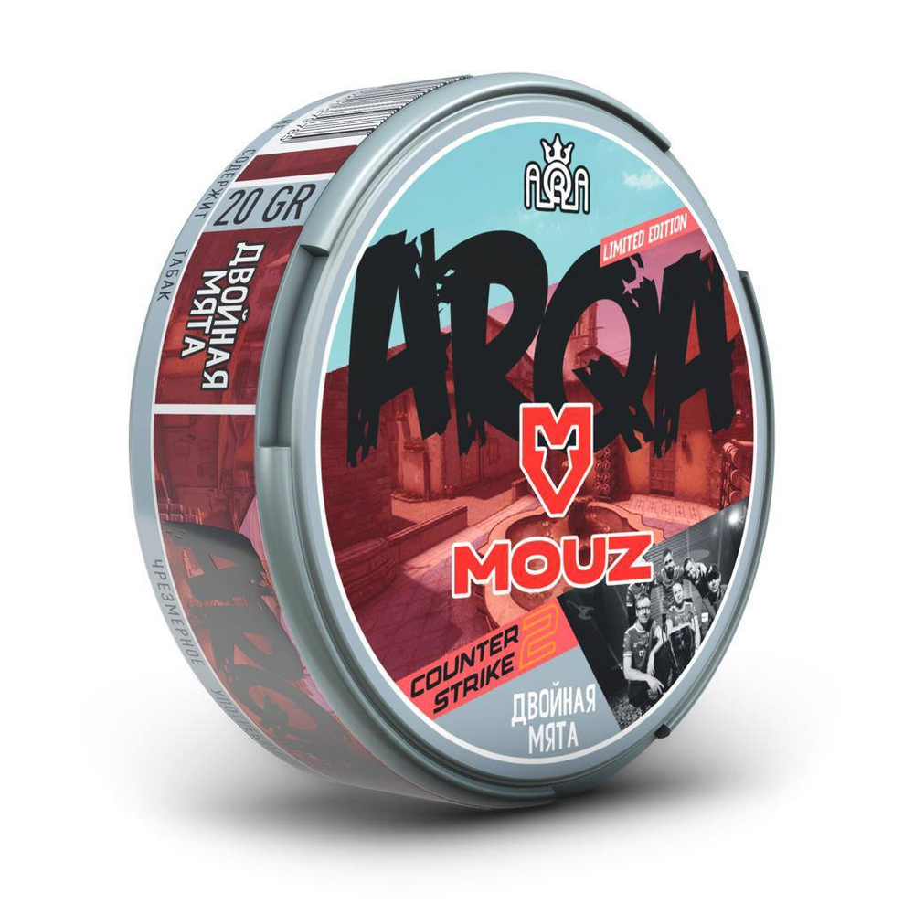 ARQA CS:GO MOUZ (120 МГ) - ДВОЙНАЯ МЯТА