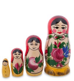 Народные промыслы МР-10/ 2 Матрешка 4-кукольная (Семеновская)