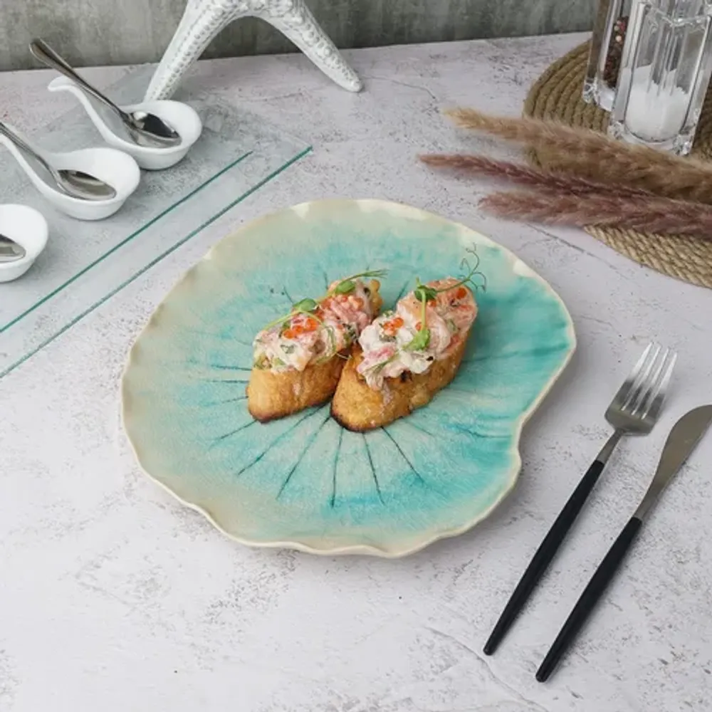 Блюдо для подачи 27,5*22,5 см h2,5 см Sea Blue Frutti di Mare P.L. [1]