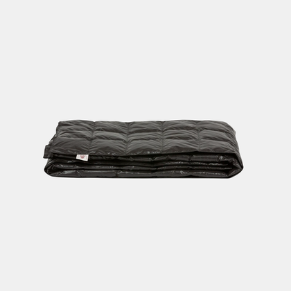 Дорожный плед пуховый 140х200 German Grass Travel Plaid&Pillow Black Черный