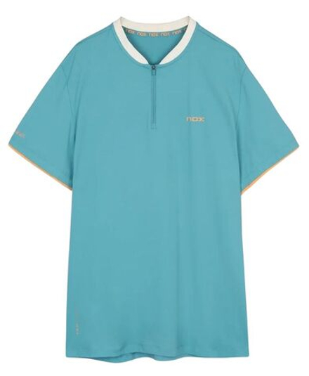 Мужское теннисное поло NOX Pro Shirt - dusty turquoise