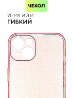 Чехол BROSCORP для Apple iPhone 13 оптом (арт. IP13-TPU-BRILLIANCE-RED)