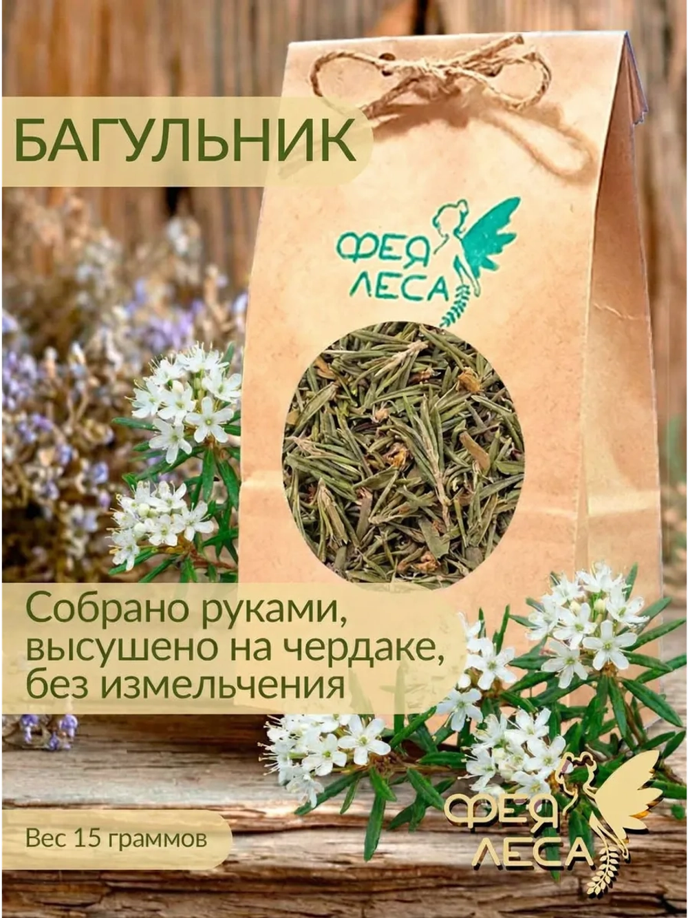 Багульник болотный (побеги) для очищения и защиты