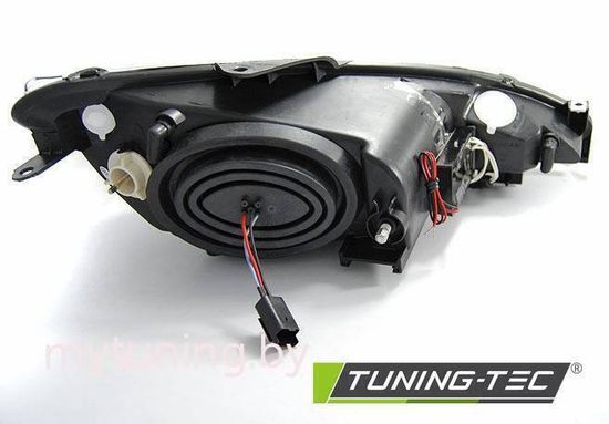 Передние фары chrome angel eyes CCFL для Peugeot 206