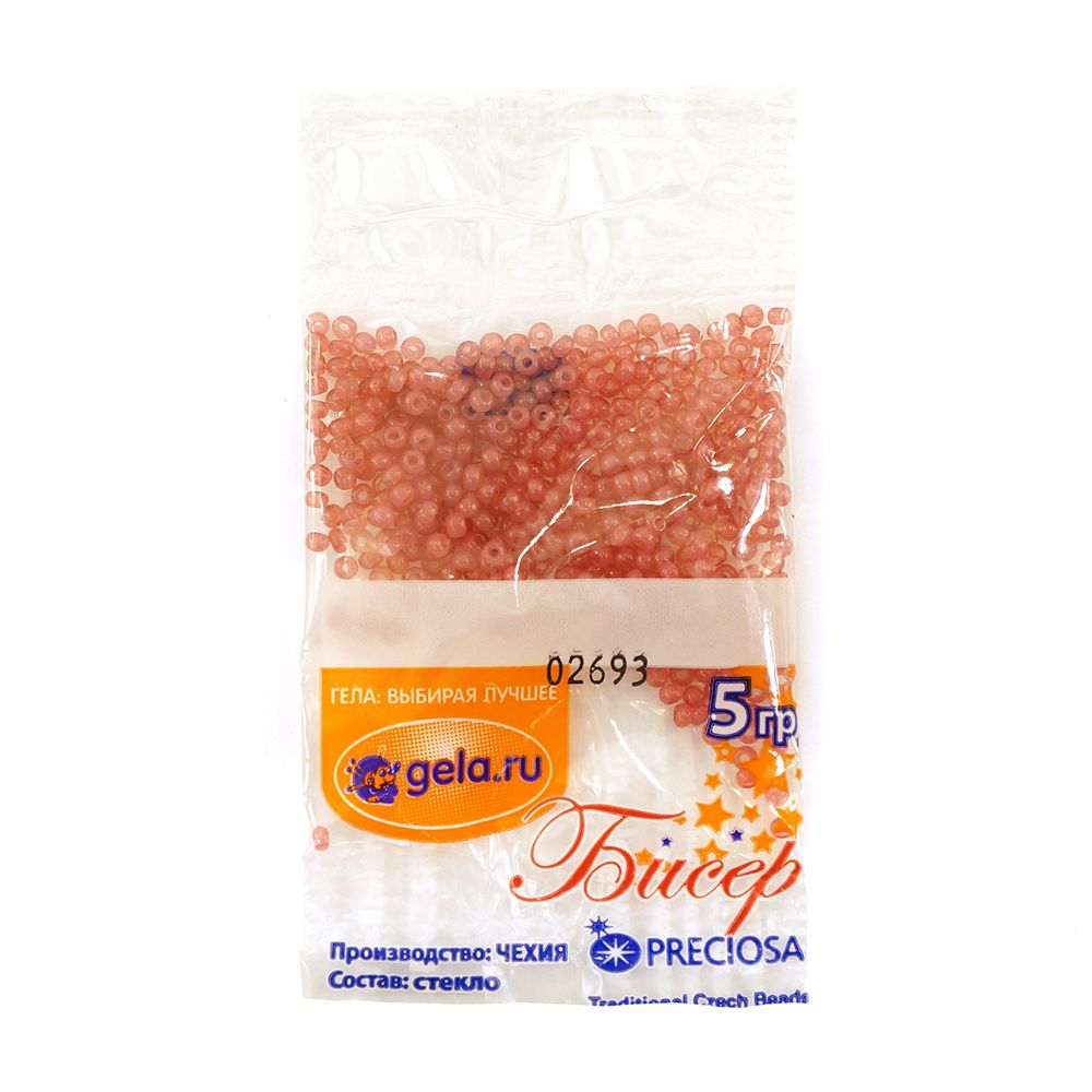 Бисер Preciosa 10/0, 50 г (10 шт по 5 г), цв.02693