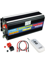 Инвертор 24V-220V 10000W черный  Lvyuan модиф.синусоида с пультом