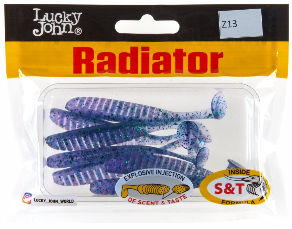 Мягкая съедобная приманка LJ Pro Series Radiator 3.0 in (75 мм), цвет Z13, 7 шт, арт. 140209-Z13