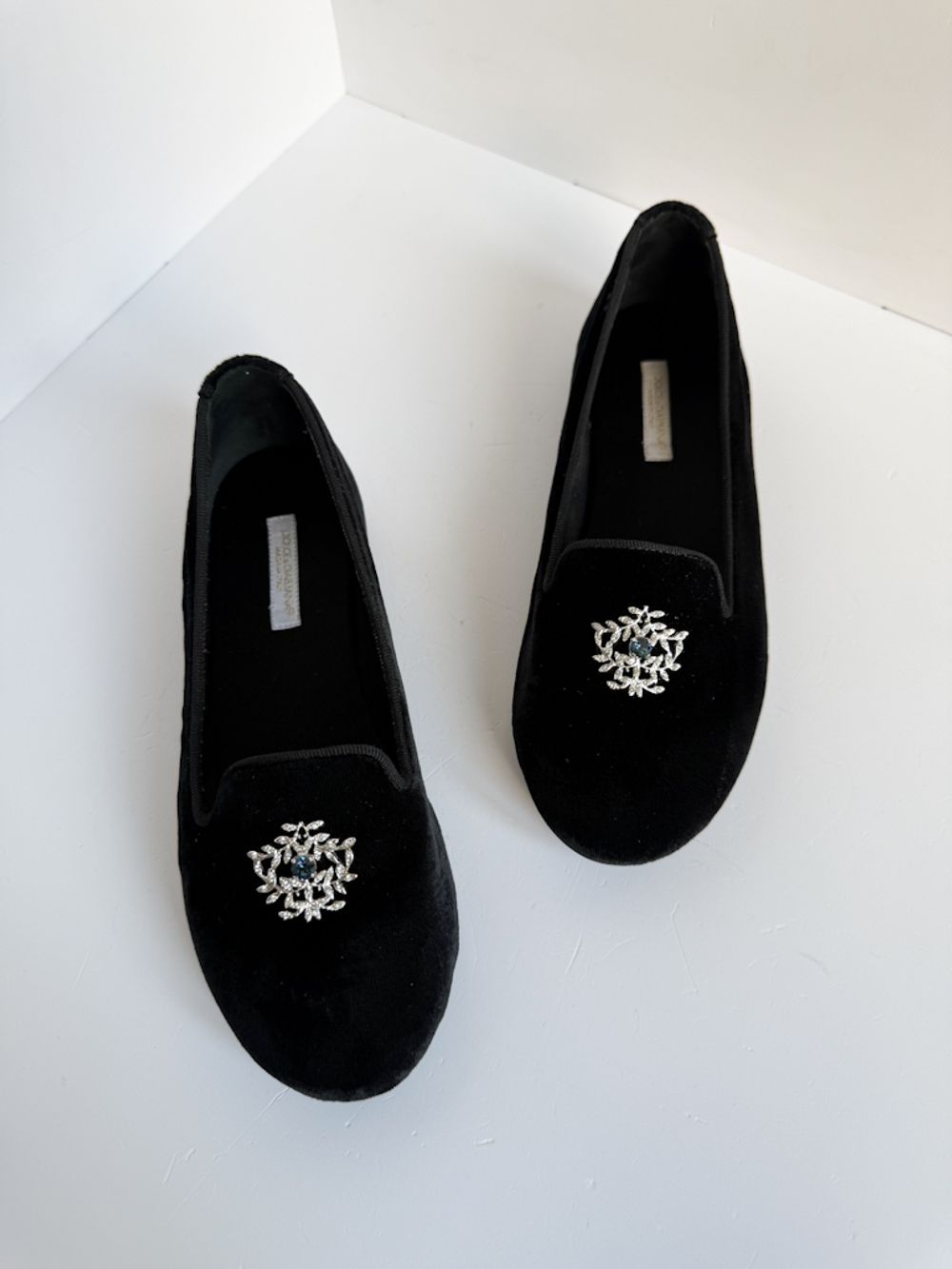 Велюровые туфли Dolce & Gabbana, 34