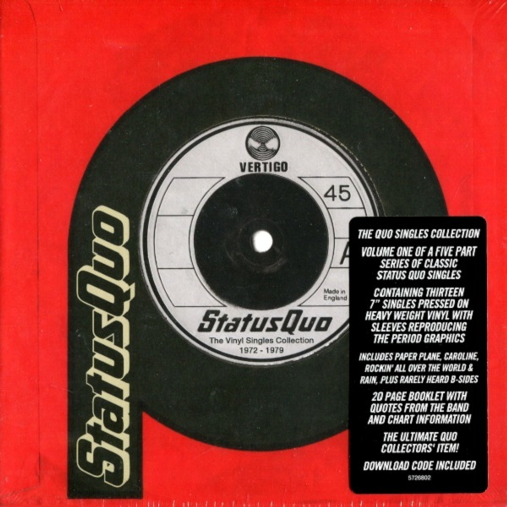 Status Quo / The Vinyl Singles Collection 1972-1979 (Limited Edition)(Box Set)(13x7" Vinyl Single)
