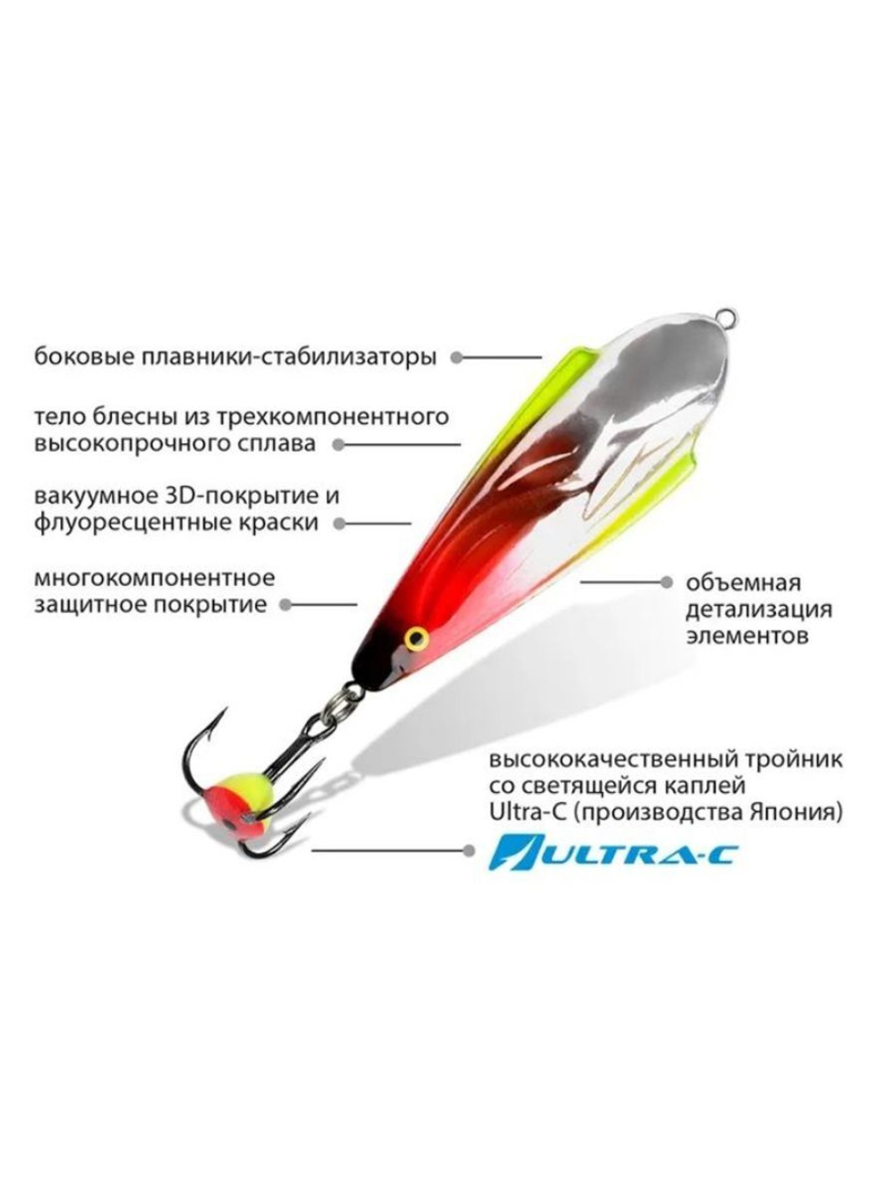 Блесна зимняя Контакт 8,5g, цвет 06,, 1 шт