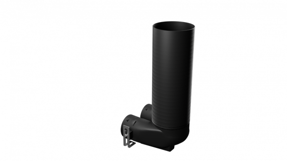 Flexag PPP-125/75x2 пленум пластиковый вентиляционный потолочный, D125, на 2 выxода
