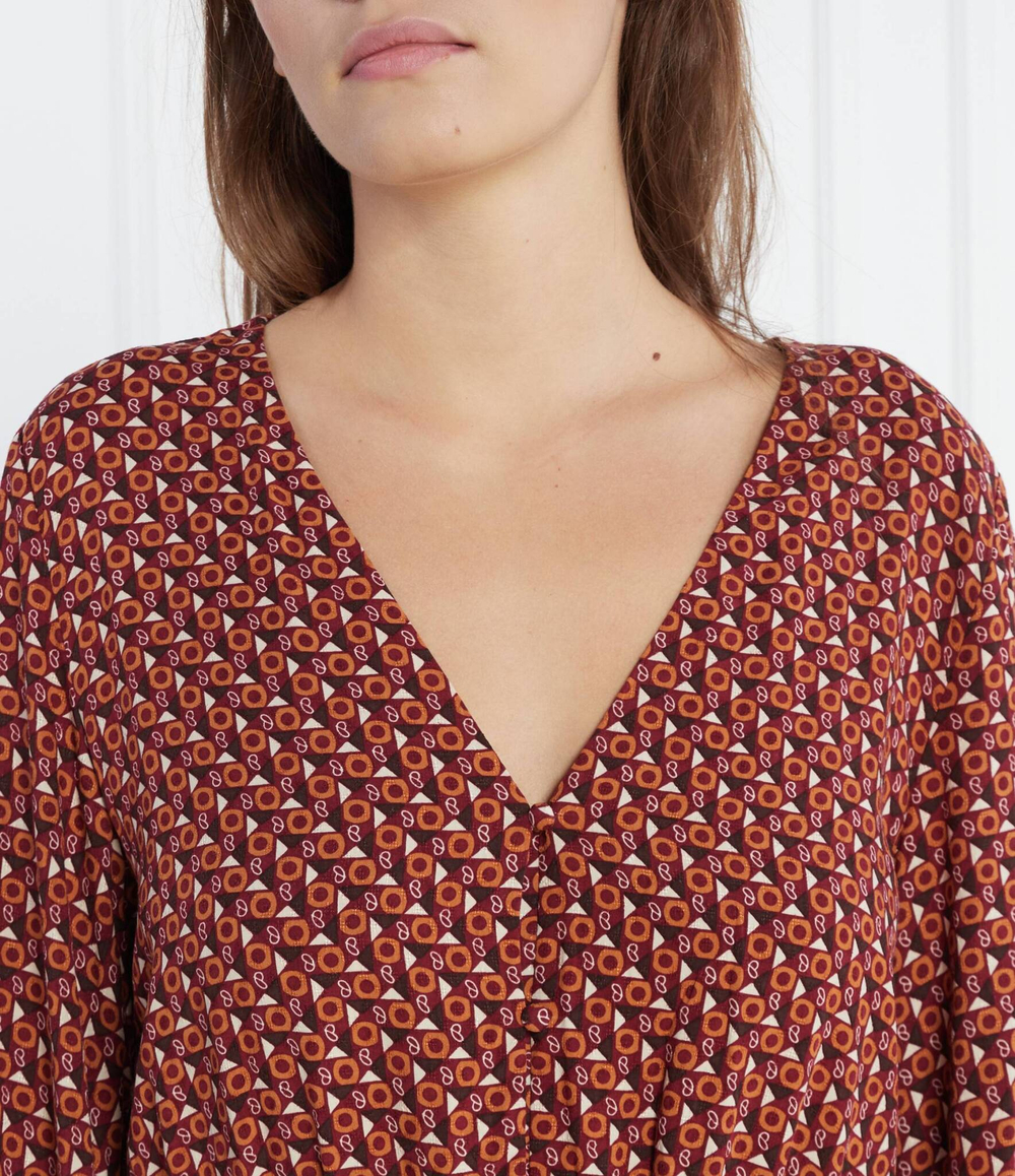 Платье Kari Multi Pepe Jeans London - бордовый(PL953419)