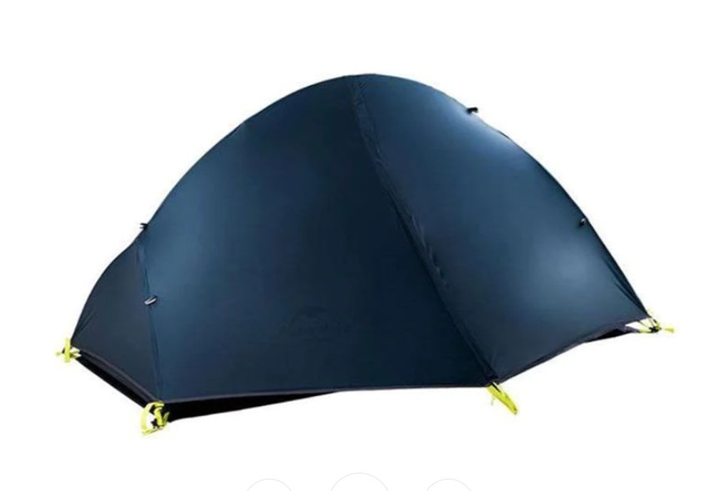 Палатка Naturehike Cycling (Spider) Si 1-местная, алюминиевый каркас, сверхлегкая, синяя, артикул NH18A095-D-1NBL.
