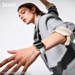 Умные часы HOCO Y44 Smart Watch с Bluetooth-звонками серебро