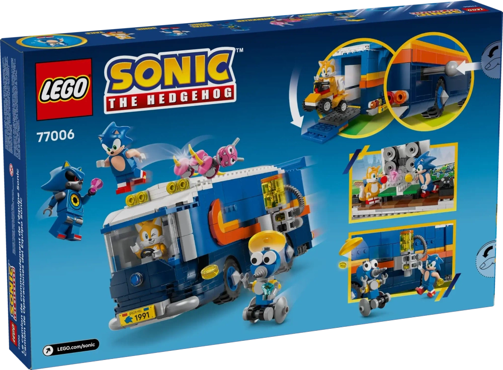 Конструктор LEGO Sonic the Hedgehog 77006 Команда Sonic Command Truck