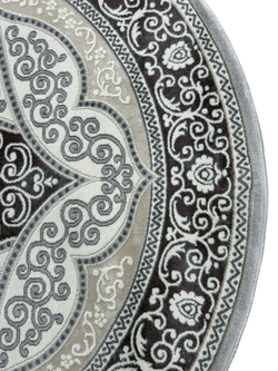 Ковер Rimma Lux 36868J L.Grey/Lila Овал