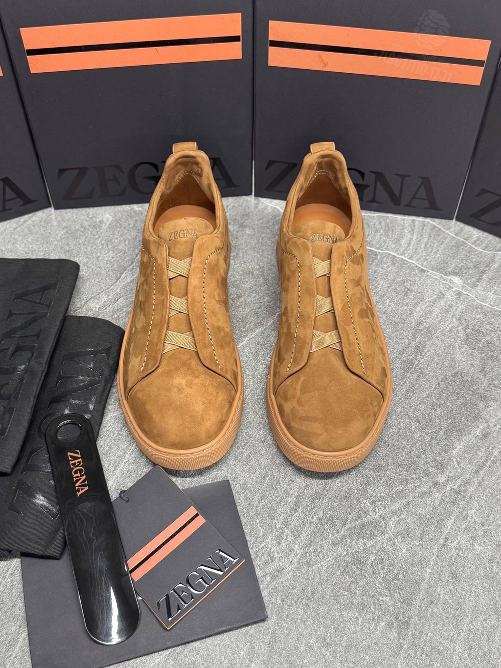 Кеды Zegna Triple Stitch