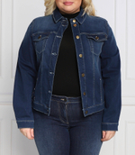 джинсовая куртка carola plus size Persona by Marina Rinaldi - темно-синий(7041062)