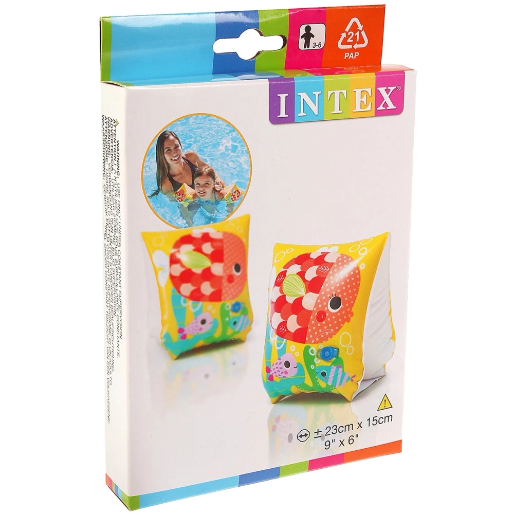 Нарукавники детские 23*15 см от 3-6 лет Tropical Buddies Intex (58652EU)