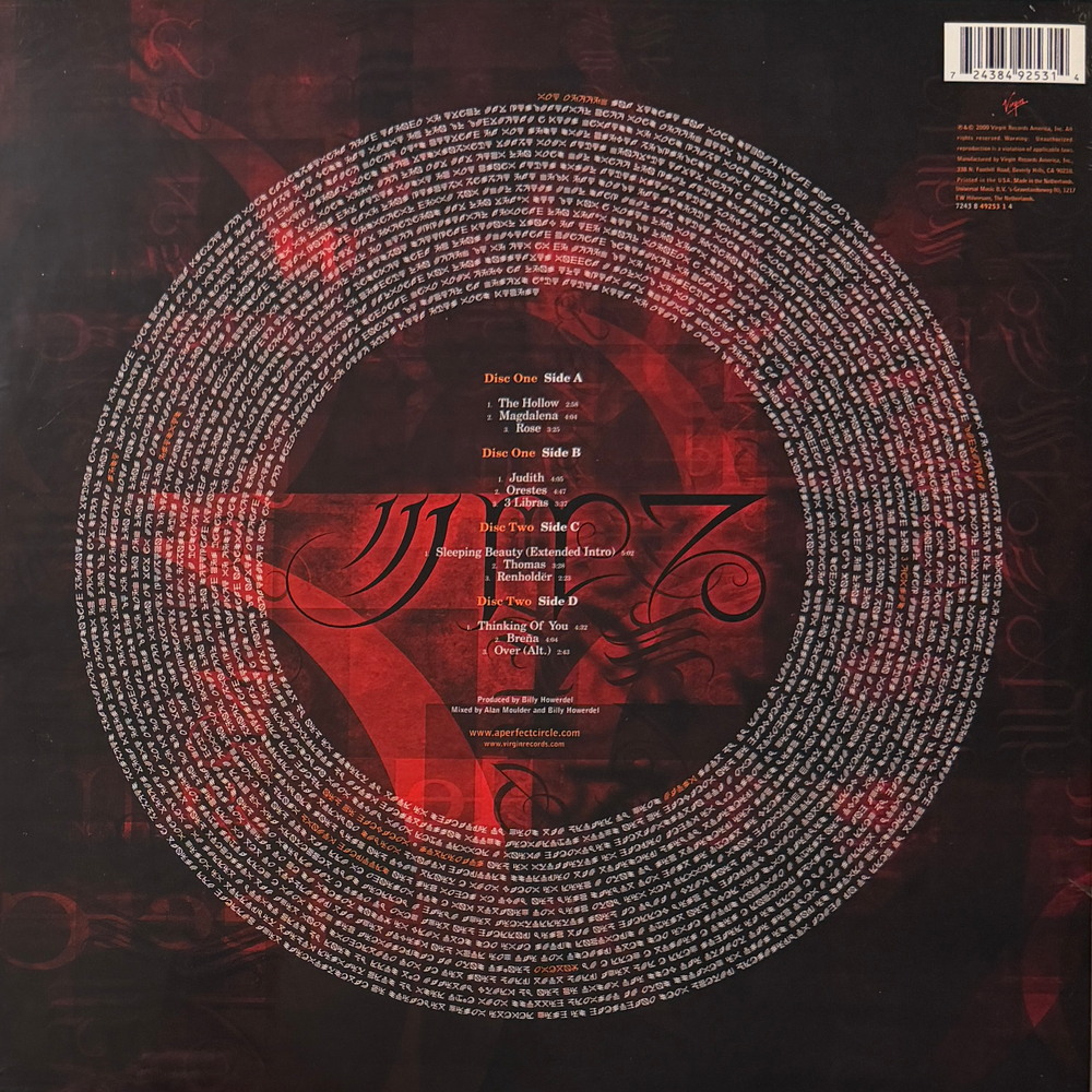 A Perfect Circle – Mer De Noms 2LP (США 2024г.)