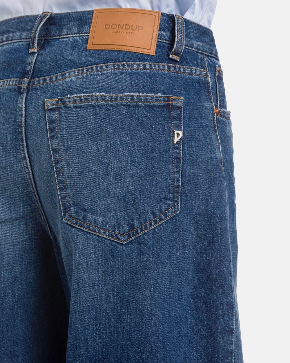 Джинсы DonDup 849 синие широкие