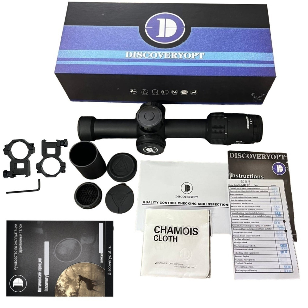 Оптический прицел DISCOVERY ED-AR 1-6X24IR FFP FW30