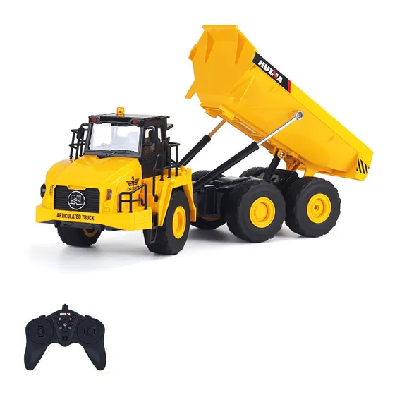 Радиоуправляемый грузовик карьерный самосвал HUI NA TOYS масштаб 1:16 2.4G - HN1553
