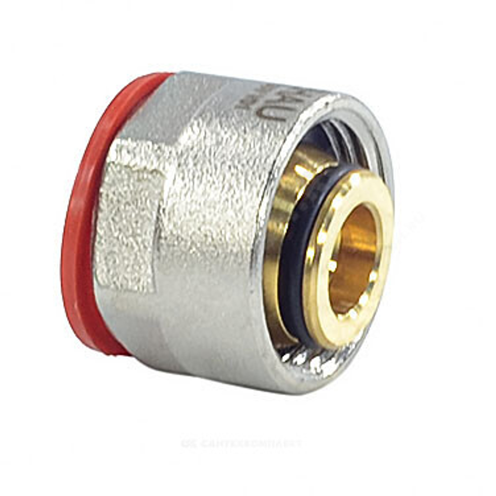Соединитель для PE-X труб обжим Дн 17х3/4" под евроконус ВР RAUTHERM S Rehau 12506071002