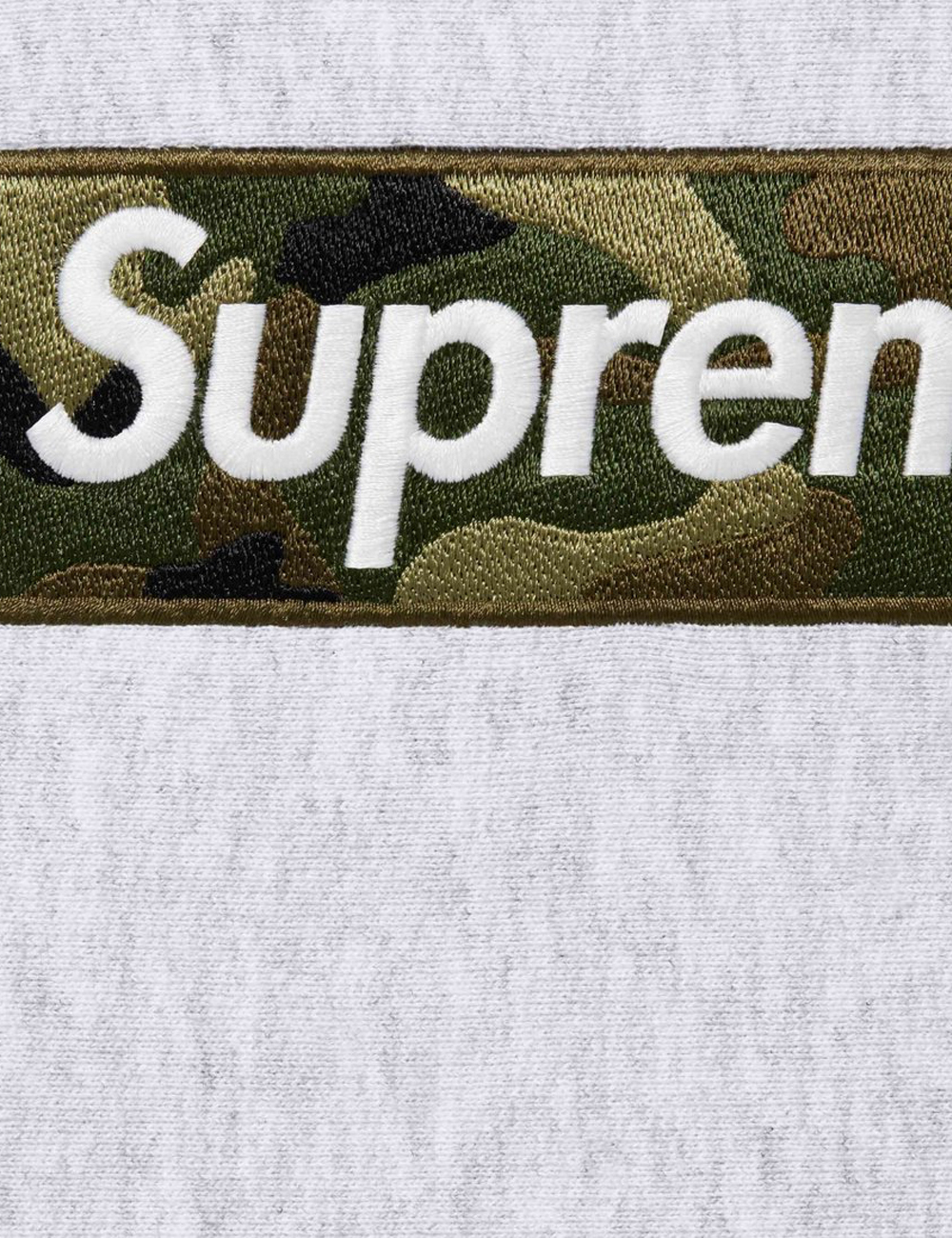 Supreme Box Logo Hooded Sweatshirt Ash Grey