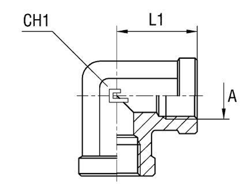 Соединение PS90 BSP 3/4