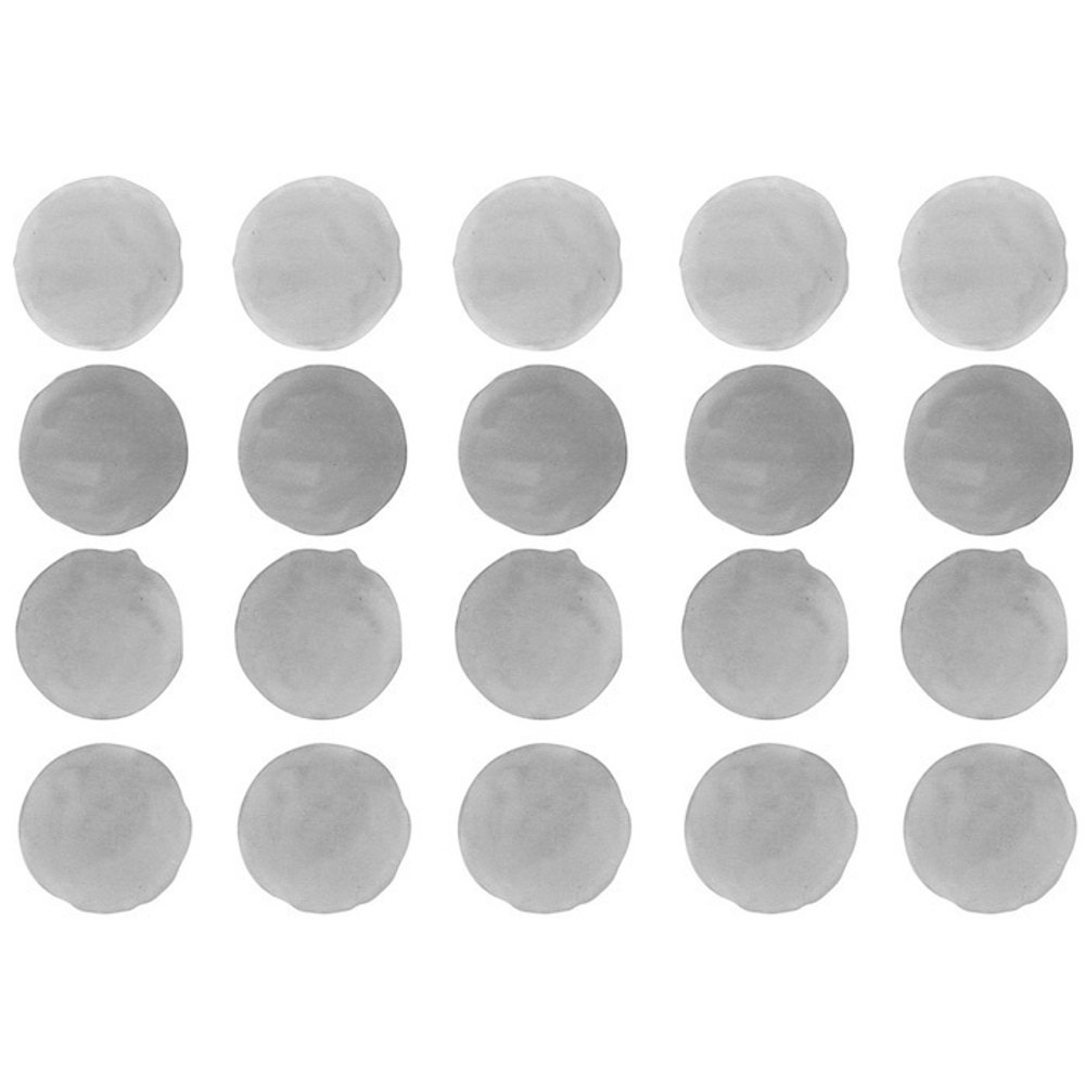 Интерьерная наклейка Watercolor Polka Dots — серый