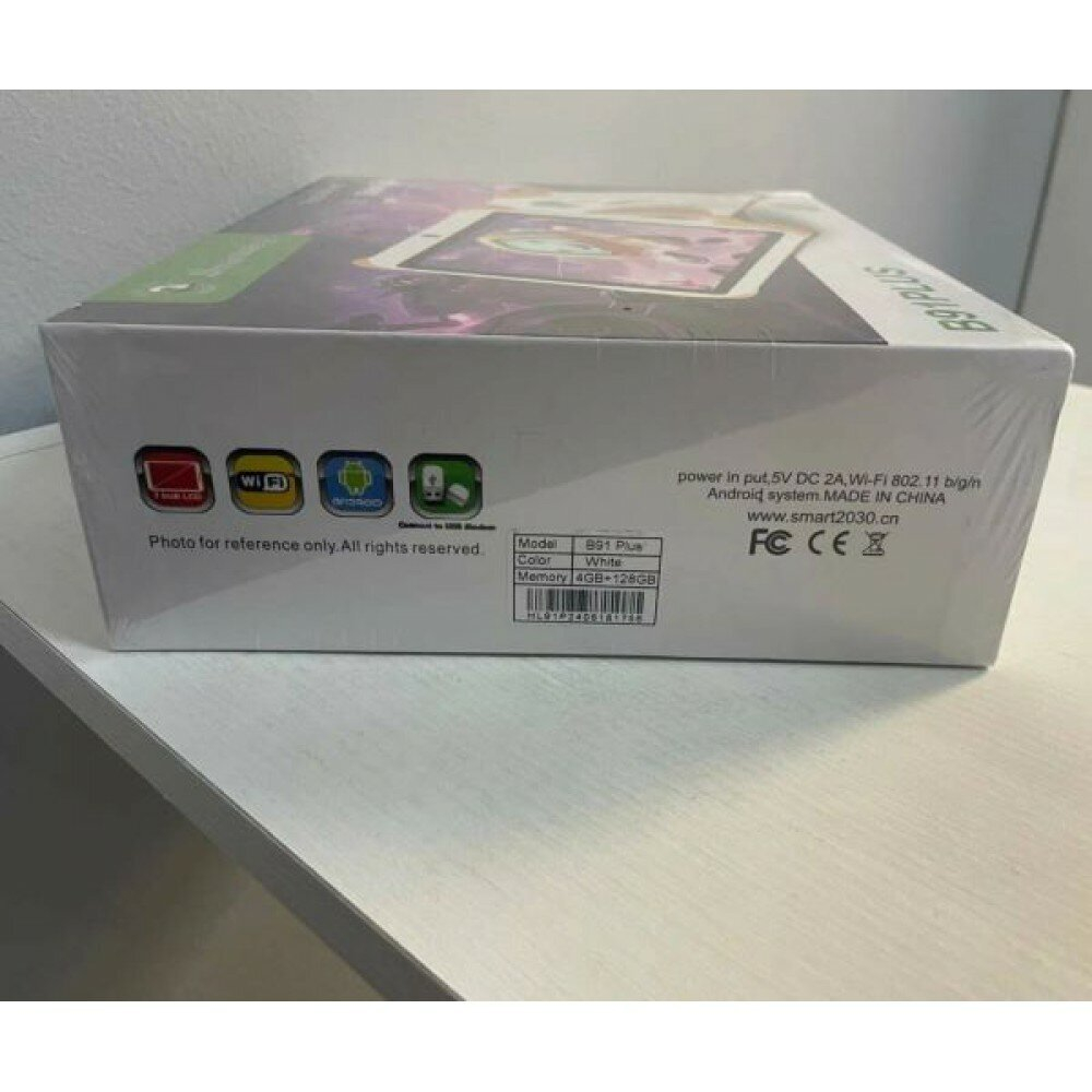 Детский планшет Smartbarry "B91 PLUS", 7", Android, 4ГБ/128ГБ, родительский контроль, синий