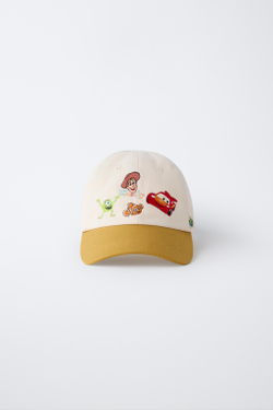ZARA КЕПКА С ВЫШИВКОЙ © DISNEY PIXAR, ЭКРЮ