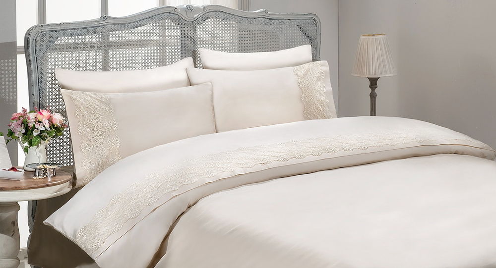 Gelin Home КПБ 6 пр. GULRU сиреневый цвет пододеяльник 200*220, простынь 240*260, наволочки 50*70 2шт, декоративные наволочки 50*70 2шт GLNN128