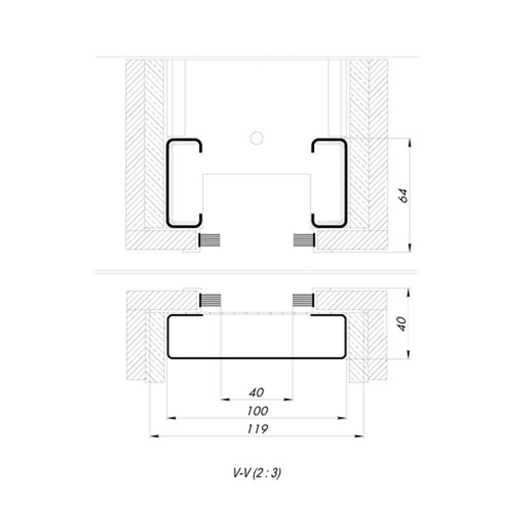 Комплект для обрамления пенала ARMADILLO SLD.Comfort-PENAL frame 900/2300 WH белый /62983/