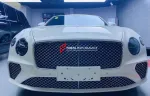 Хромированные решетки переднего бампера для Bentley Continental GT GTC 2019-2022 Бентли Континенталь
