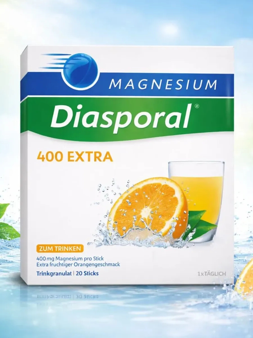 Diasporal магний 400 мг EXTRA, Диаспорал, 20 саше