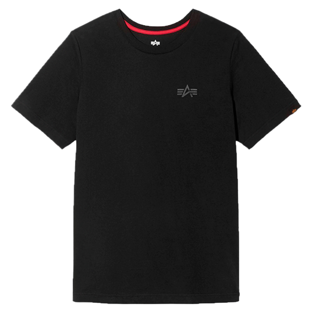 Футболка Alpha Industries Small Logo II (Черная)