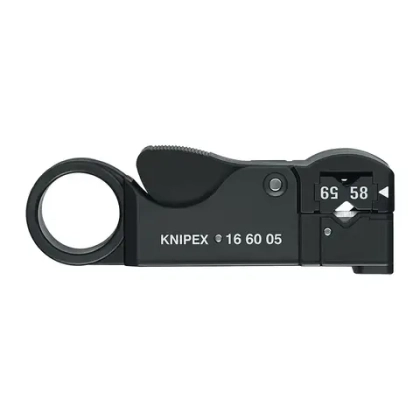 Инструмент для удаления изоляции с коаксиальных кабелей 105 мм Knipex 16 60 05 SB