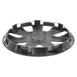 Колпаки R16 Saturn 4шт (черно-матовые) ABS-пластик ARNEZI A0702040
