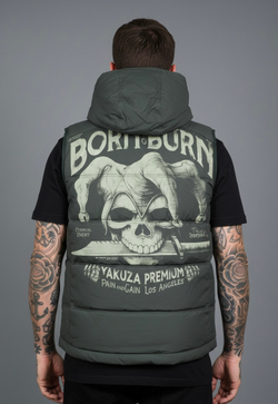 Безрукавка темно-оливковая Yakuza Premium 3966