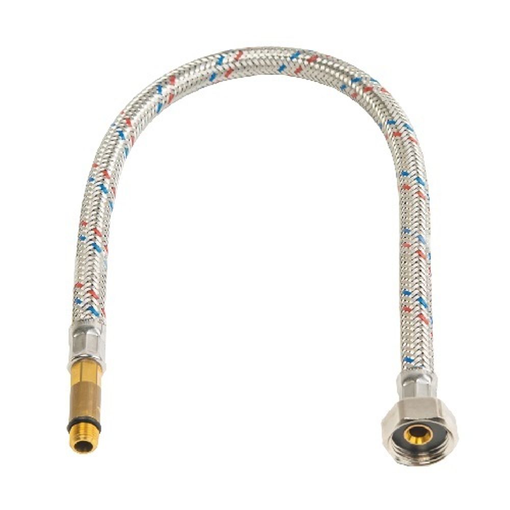 Подводка под смеситель гибкая STOUT (Смеситель/Гайка) - M10(18мм) x 3/8", длина 500 мм