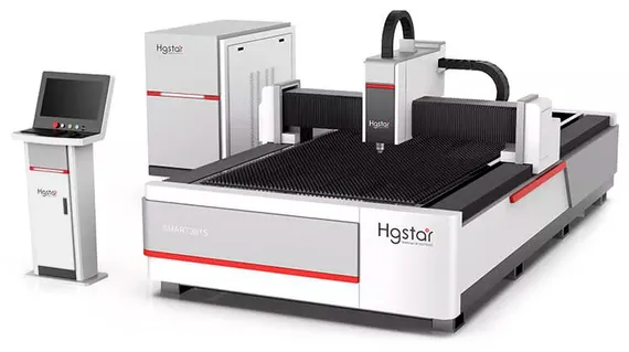 Базовый лазерный станок HGTECH SMART3015 2 кВт для резки листов металла