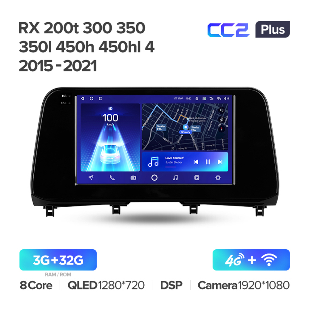 Teyes CC2 Plus 9" для Lexus RX200t RX300 RX350 2019+
