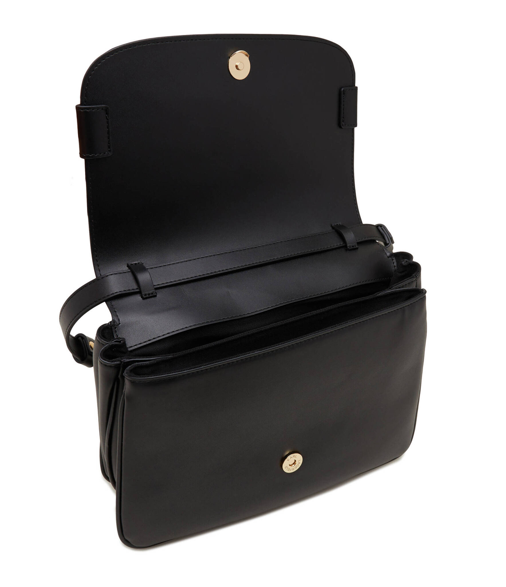 Кожаная сумка через плечо k/letters flap Karl Lagerfeld - черный(236W3091)
