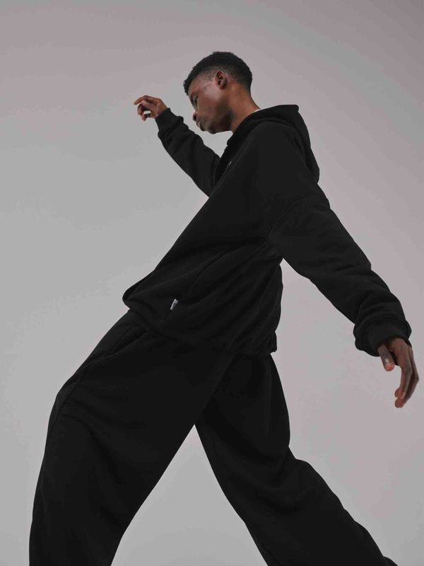 Худи Zip-Up Hoodie Logo черные - фото 4