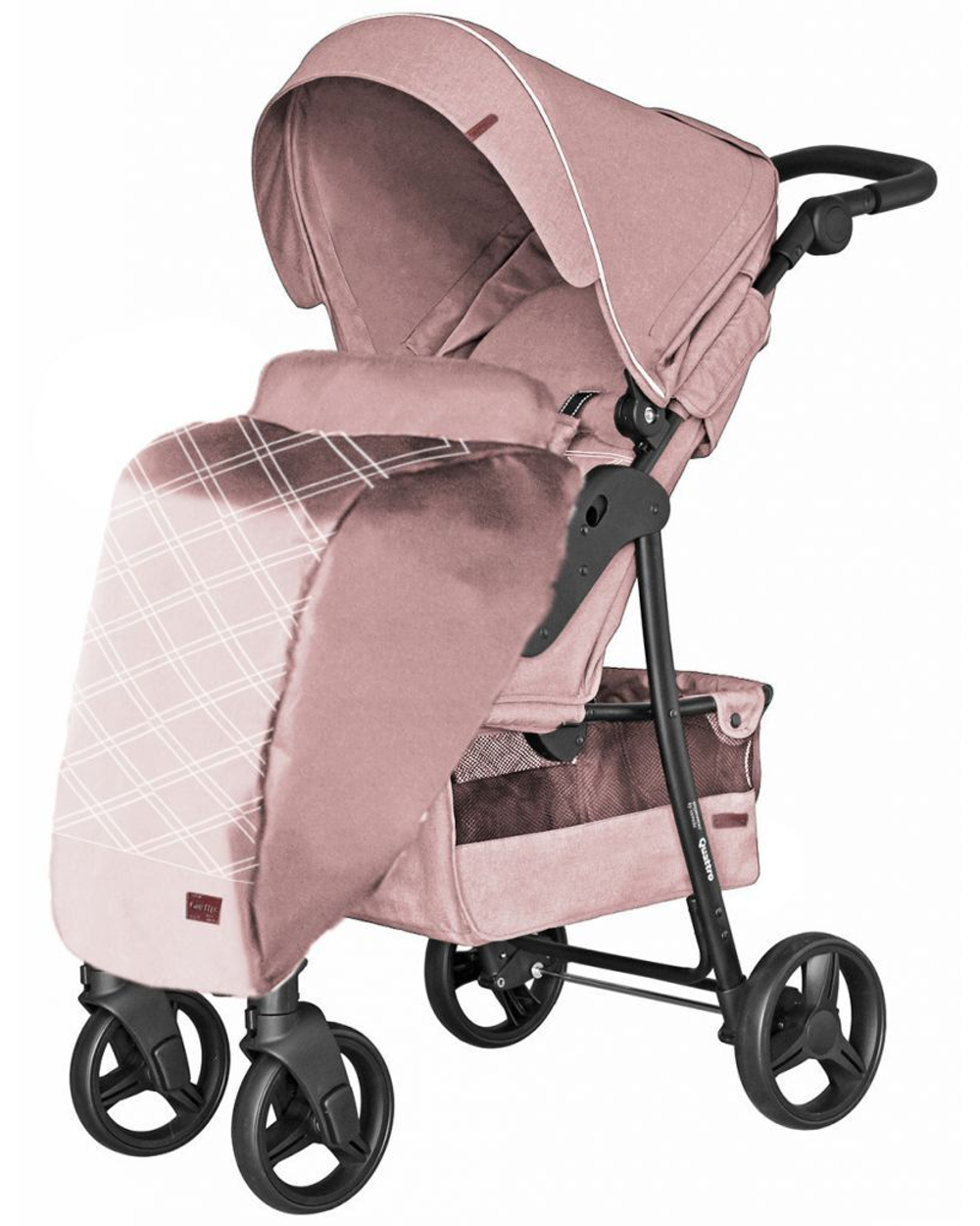 Коляска прогулочная Carrello Quattro 2021 CRL-8502/3, Vanilla Pink (Розовый)