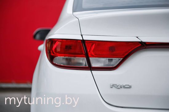 Реснички на фонари задние для Kia Rio IV