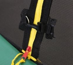 ARLAND Батут премиум 8FT с внутренней страховочной сеткой и лестницей (Dark green)