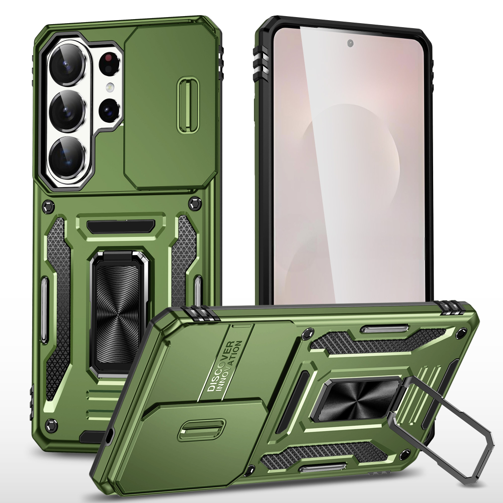 Чехол Safe Case с кольцом и защитой камеры для Samsung Galaxy S26 Ultra